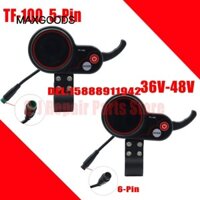 Bộ ga ngón tay cái MAXGOODS, 5 chân 6 chân 36V / 48V Bộ chuyển số ngón tay cái, Phụ kiện Dụng cụ thông minh bằng nhựa màu đen Xe tay ga điện
