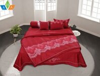 Bộ ga phủ thêu Blue Sky – BS M64
