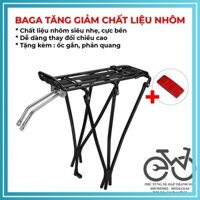 Bộ Gác Baga Nhôm Xe Đạp Gắn Khung Xe Cao Cấp Chắc Chắn ( Tặng Ốc và phản quang)