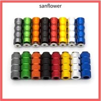 Bộ gác chân xe máy SANFLOWER, Bàn đạp chốt chân xe máy bằng hợp kim nhôm M6, Chốt chuyển số CNC đa năng cho Yamaha / / Kawasaki