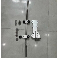 Bộ gác máy 2 tầng Dream/Wave/Fu125 inox304, phụ tùng xe máy, phụ kiện xe máy