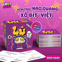 Bộ Game đoán chữ chủ đề Xô Bít - Board Game hack não chơi cùng nhóm bạn bè - Thẻ game Lú Vol 4. Xô Bít | Lú version mới