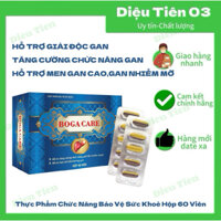 Bổ Gan BOGA CARE VIPSPHARMA - Bảo Vệ, Giải Độc Gan, Giảm Viêm Gan, Xơ Gan, Men Gan Cao, Gan Nhiễm Mỡ, Mẫn Ngứa, Mề Đay