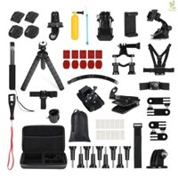 Bộ gắn Camera Camnoon Bộ phụ kiện máy ảnh hành động 60 trong 1 Bộ phụ kiện máy ảnh thể thao Thay thế cho Hero 11 10 9 8 Max 7 6 5 Insta360 Xiaomi YI Action Came-211