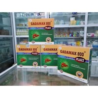 Bổ gan GADAMAX 800+ PLUZZ - Giúp thanh nhiệt, giải độc gan, mát gan
