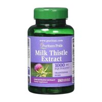 Bổ gan , giải độc gan Milk Thistle 1000mg 180 viên của Mỹ