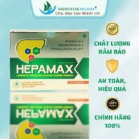 Bổ Gan Hepamax MEDIVISTAR PHARMA Giúp Thanh Nhiệt, Giải Độc Gan Hộp 60 Viên