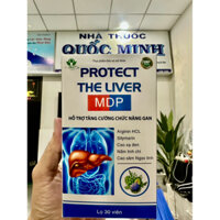 BỔ GAN PROTECT THE LIVER ARGININ SILYMARIN CAO XẠ ĐEN NẤM LINH CHI CAO SÂM NGỌC LINH CHAI 30viên