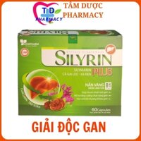 BỔ GAN SILYRIN PLUS GIÚP TĂNG CƯỜNG CHỨC NĂNG GAN, vàng da,gan nhiễm mỡ,men gan cao viêm gan, sơ gan ( hộp 60 viên)
