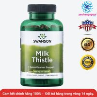 Bổ gan Swanson Milk thistle 500mg 100 viên – USA