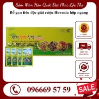 Bổ gan tiêu độc giải rượu Hovenia hộp ngang hộp xách 30 gói x 100ml (3000ml)