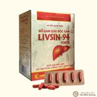 Bổ gan tiêu độc LIVSIN 94 FORFE (Hộp 60 viên)