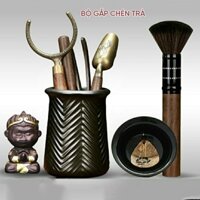 Bộ gắp chén trà  ⚡ CAO CẤP ⚡  Dùng gắp chén trà, dễ dàng rửa sạch sẽ không bết dính. Thiết kế đẹp, vân gỗ tự nhiên