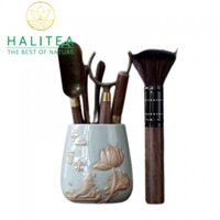 Bộ Gắp Trà Gốm Sứ Cao Cấp 5 Món Tiện Lợi