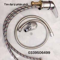Bộ gật gù vòi sen inox giường gội đầu