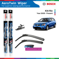 Bộ gạt mưa BOSCH AeroTwin, KIA Rio đời xe 2005 đến nay, gạt nước Rio, phụ tùng Bosch