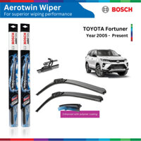Bộ gạt mưa BOSCH AeroTwin, TOYOTA Fortuner đời xe 2005 đến nay, gạt nước Fortuner