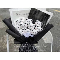 BÓ GẤU PANDA MÓN QUÀ TẶNG NGƯỜI THÂN BẠN BÈ TẶNG THIỆP,ĐÈN,CHỮ