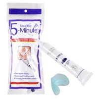 Bộ gel tẩy trắng răng "Natural white 5-minute Tooth Whitening System" gồm 1 tuýp gel tẩy trắng và 1 khay răng.