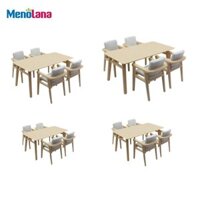 Bộ ghế bàn búp bê Đồ chơi nội thất cho các dự án DIY phong cảnh vi mô