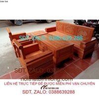 Bộ ghế đối pháo gỗ sồi Nga BG033