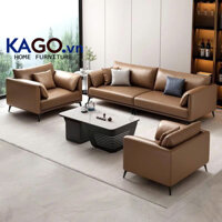 Bộ Ghế Salon Đệm Da SF-489