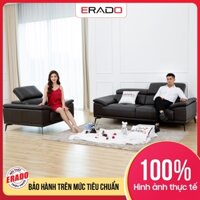 Bộ ghế sofa da thật, bộ sofa phòng khách nhập khẩu Malaysia mã 2185-S3