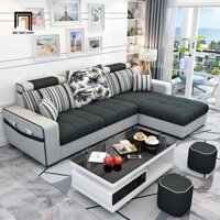 Bộ ghế sofa góc L phòng khách GT137 Hugo 2m4 x 1m6 sang trọng