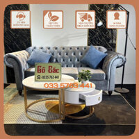 Bộ ghế sofa tân cổ điển khung gỗ tự nhiên sang trọng phòng khách inbox shop chọn màu
