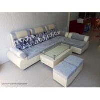 Bộ ghế sofa vải da cao cấp việt phát