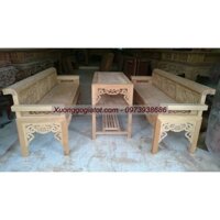 Bộ ghế trường kỷ 1m97 gỗ gụ LN-405