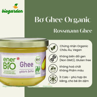 Bơ Ghee Rossmann hữu cơ 180gr enerBio - Ăn Kiêng - Giảm Cholesterol - Ăn thực dưỡng - BioGarden