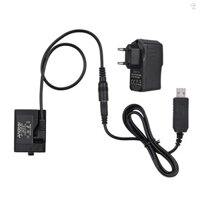 Bộ ghép DC pin giả Andoer ACK-E10 5V USB (Thay thế cho LP-E10) với bộ chuyển đổi nguồn Tương thích với Canon EOS Rebel T3 / T5 / T6 / T7 / T100 / Kiss X50 / Kiss X70 / 1100D / 1200D / 1300D / 2000