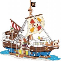 bộ ghép hình 3d mô hình tàu hải tặc Mới Tàu Cướp Biển Mô Hình DIY Ship Ba Chiều Xếp Hình Đồ Chơi Trẻ Em 3D Xếp Hình Thẻ Trắng Lớn Xếp Hình