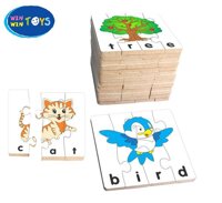 Bộ ghép hình học chữ TA1 Winwintoys 63442