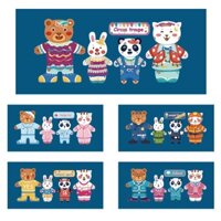 Bộ ghép hình nam châm Foxi Taby toys DT26