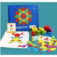 Bộ ghép hình Pattern block 155 miếng ghép