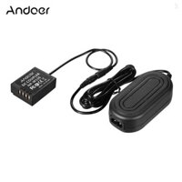 Bộ ghép pin giả Andoer NP-W126 + Bộ chuyển đổi nguồn AC Tương thích với máy ảnh Fuji X-A1 / X-A2 / X-A3 / X-E1 / X-E2 / X-M1 / X-Pro / X-T1 / X-T2 / X-T10 / HS33EXR / HS35EXR / HS50EXR
