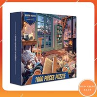 Bộ ghép tranh xếp hình 1000 miếng Jigsaw Puzzle Warm Home kích thước 70x50cm