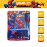 Bộ ghi chú kèm hộp bút 6 món Spider Man
