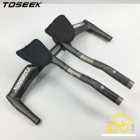 Bộ ghi đông + tay nghỉ TT xe đạp Carbon TOSEEK