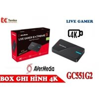 Bộ Ghi Hình Avermedia HDMI 4K Live Gamer Extreme 3 GC551G2