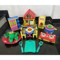 bộ gia đình xốp trang trí lớp học mầm non