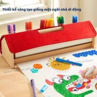 BỘ GIÁ ĐỠ CUỘN GIẤY VẼ ĐA NĂNG - MIDEER