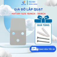 Bộ Giá Đỡ Quạt Treo Tường HATARI Kèm Vít Nở Chuẩn Theo Quạt, Giá Đỡ Quạt Treo Tường, Móc Treo Quạt Treo Tường Hatari
