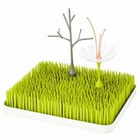 Bộ giá úp bình sữa Boon LAWN, màu Green/White, bao gồm 2 cây úp