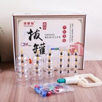 Bộ giác hơi 24 cốc. Bộ giác hơi không dùng lửa 24 cốc đủ phụ kiện