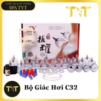 Bộ giác hơi 32 cốc không dùng lửa || Chăm sóc body ||Cổ vai gáy