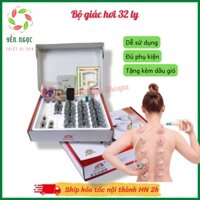 Bộ giác hơi không lửa 32 cốc giác, bộ giác hơi 32 ly