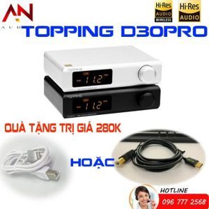 Bộ giải mã âm thanh Topping D30 Pro